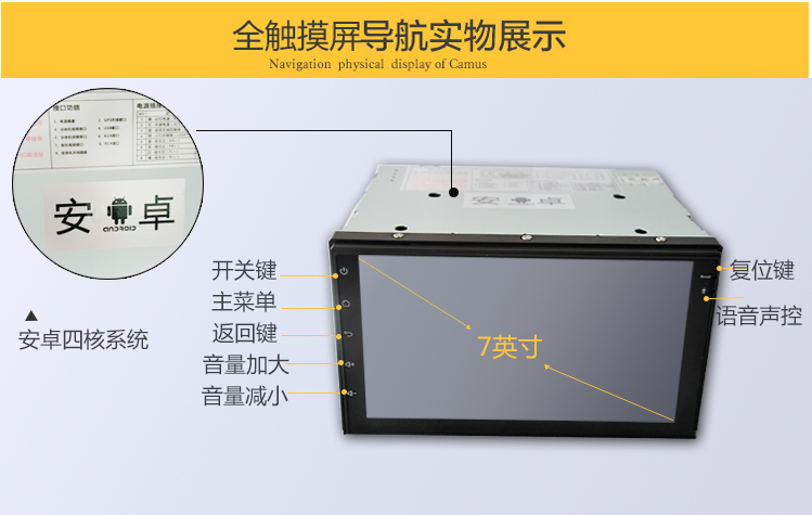 020304050607 Buick Laojunwei GL8 Excelle HRV Máy điều hướng Android chuyên dụng thế kỷ mới - GPS Navigator và các bộ phận app định vị xe ô to