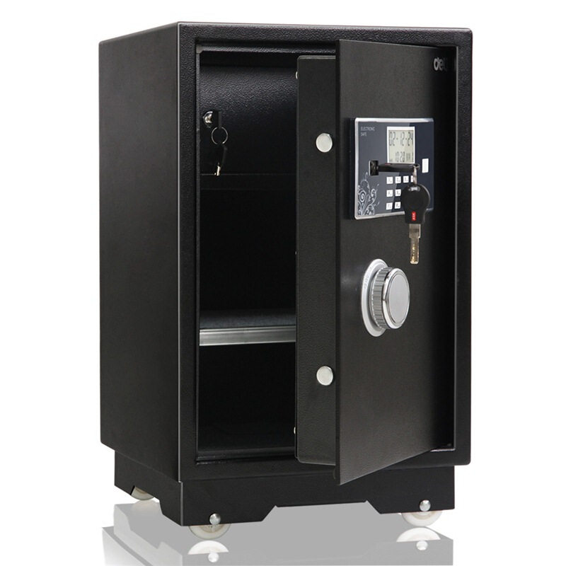 Able (deli) safe dark horse 92621 high 55cm double lock anti-theft electronic password management box office