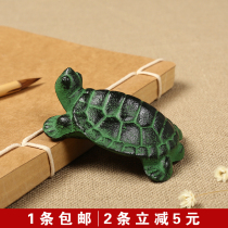 Guiwen Town papersizing ruler Pen Holder ornaments cast iron Wenzhen brush calligraphy study Four Treasures practical gifts creative day