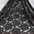 Giải phóng mặt bằng cao cấp màu đen openwork thêu ren quần áo vải chụp vải nền khăn trải bàn - Vải vải tự làm cotton 4 chiều Vải vải tự làm