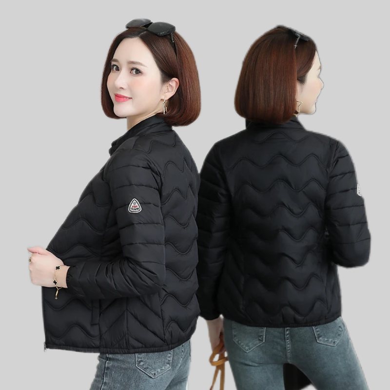 Down Cotton Jacket for Women, Short, Lightweight, New Winter Style, Korean Version, Slim Fit, Slimming, Plus Size Women's Cotton Coat
