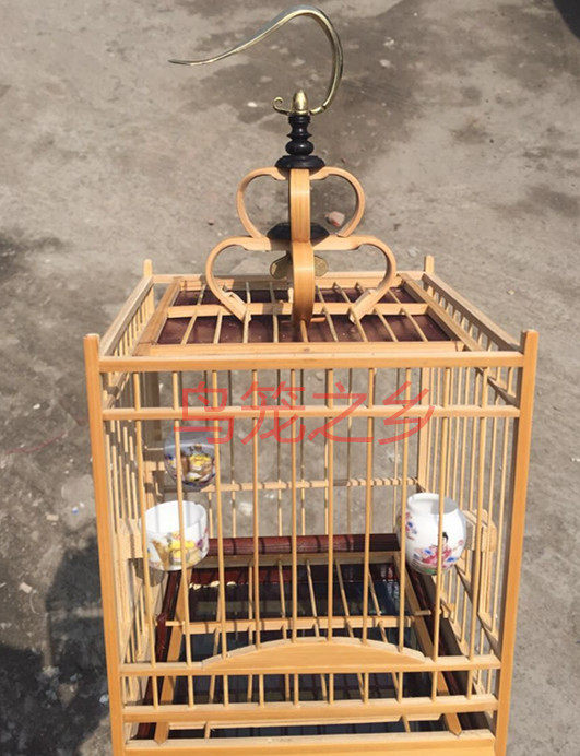 Handmade bamboo authentic Sichuan cage Cage Embroidered Bird Cage Embroidered Bird Cage full range of accessories with cage clothing