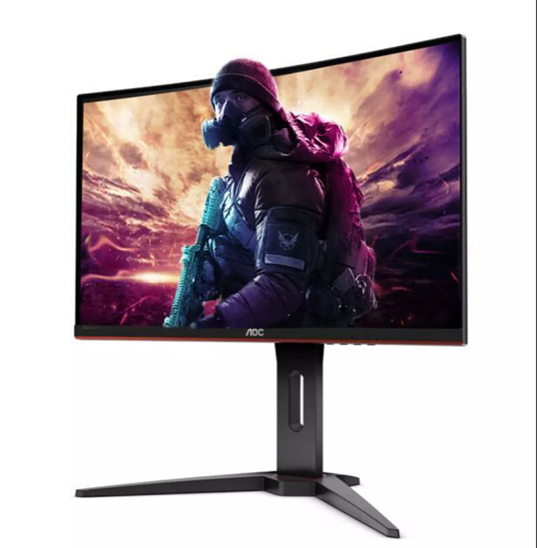 Cute Guangzhou Real-physical Shop AOC C24G1 24 curved 144HZ Electric new line of goods