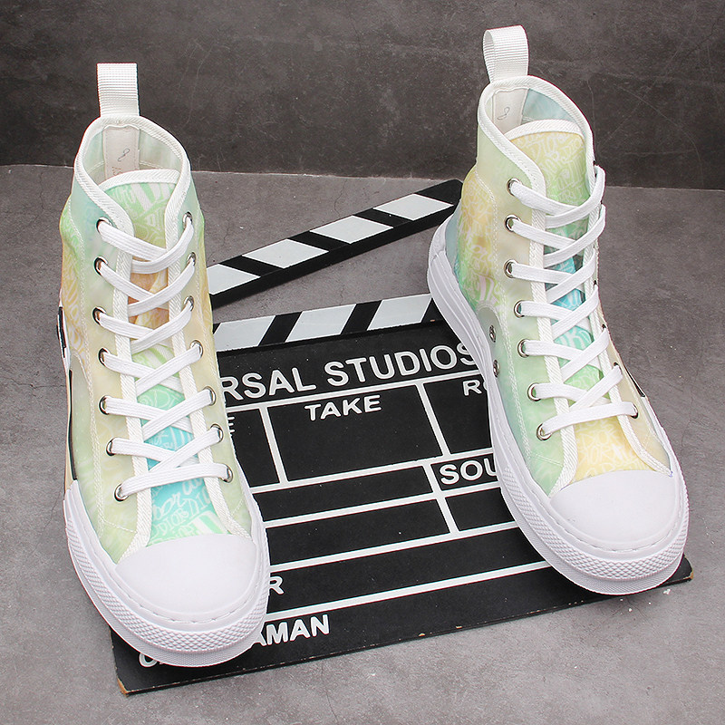 European Station Men's Shoes 2022 New Summer Breathable High Cylinder Sails Shoes Men Trends 100 Hitch Shoes Casual Board Shoes