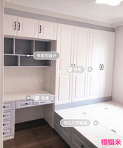 Custom tatami bookcase bookcase desk book-made home wardrobe storage storage space Greater Wuhan door-to-door sizing deposit