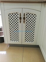 Custom wood grid door Custom paint-free grid door Wardrobe cabinet door Diamond lattice breathable moisture-proof