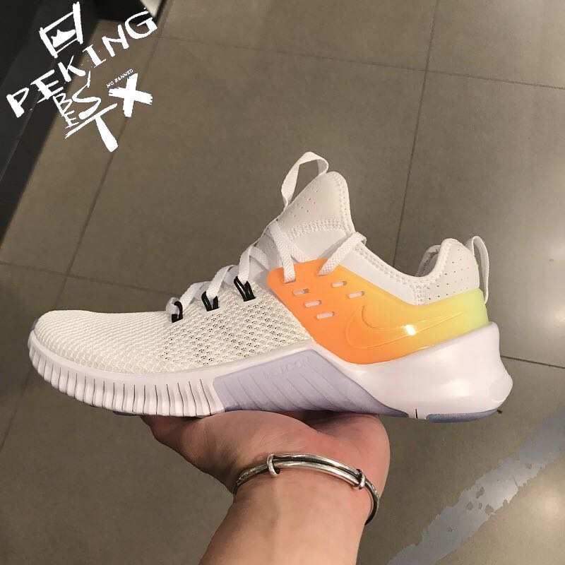 夏 AH8141-104-001 NIKE MIỄN PHÍ METCON đào tạo toàn diện giày tập thể dục trong nhà giày cầu vồng giày tập gym