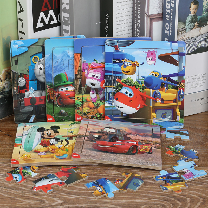 Super Pan Jigsaw Puzzle Children's Puzzle Revenge Alliance Spider-Man Thomas Wood 3-5-8-12 Years Old Boys and Girls