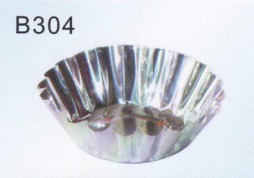 B304 Thick chrysanthemum egg tart cup tin foil container aluminum foil mold 10000pcs