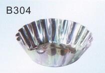 B304 Thick Chrysanthemum Egg Tart Tin Paper Container Aluminum Foil Mold 10000 Only