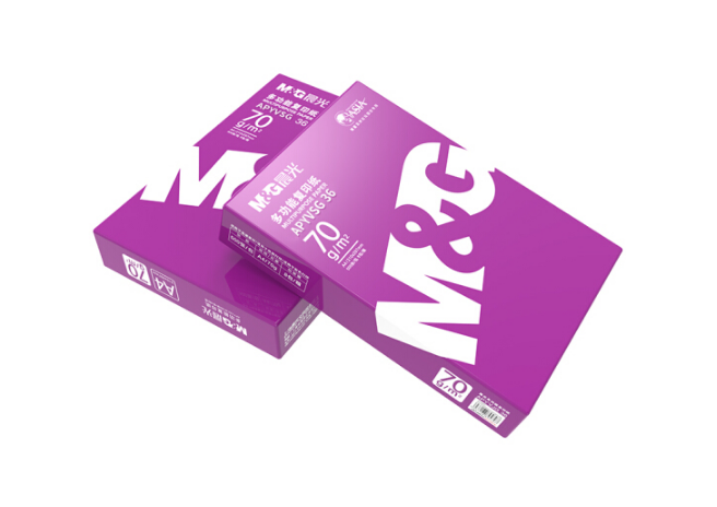 Morning light a4 paper printed copy paper a4 paper 70g gram of purple morning light 500 pack 5 packs of white paper office paper