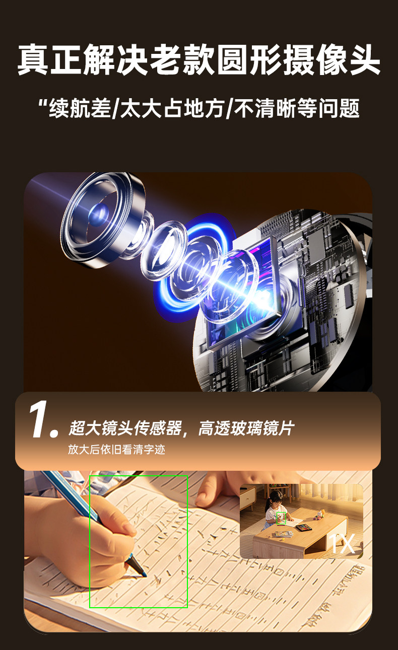 IP-камера 摄像头高清夜视家用连手机远程360度无死角监控器无线wifi免插电 Kompass