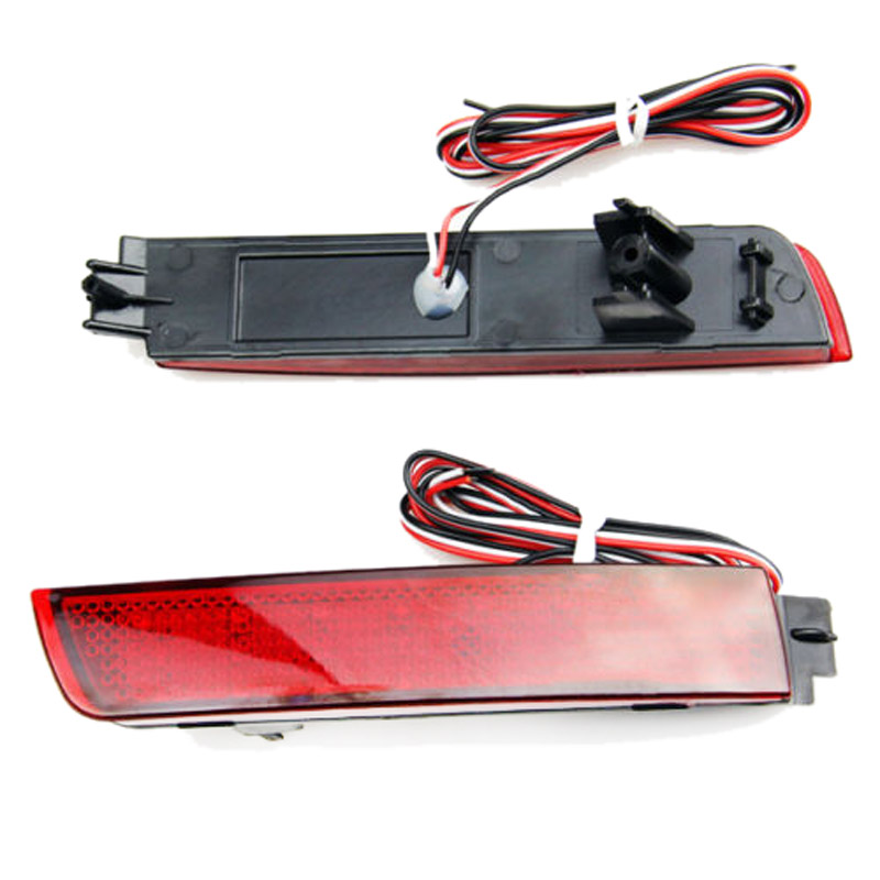 2PCS Reflector Housing Red Lens Rear Fog Lamp Rear Bumper ... 2PCS Reflector Housing Red Lens Rear Fog Lamp Rear Bumper ...