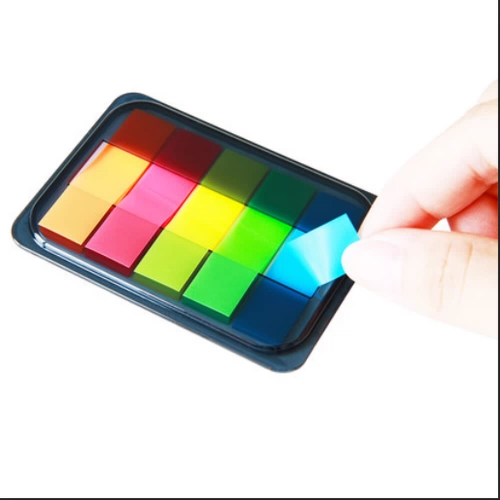 Деликатная флуоресцентная наклейка Pepsi Сортировка Сортировка Удобная наклейка заряда Индекс наклейки с малой полосой