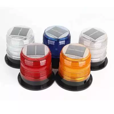 Solar warning light Night frequency flash Signal light Traffic construction light Obstacle light Barricade light Fishing boat light