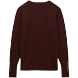 Zara, осенний базовый лонгслив с круглым воротником, свитер, косплей