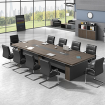 Office furniture conference table long table simple modern small panel training table rectangular office table and chair bench table