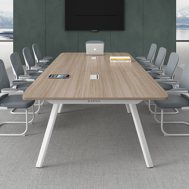 Desk conference table long table brief modern training reception in talks conference room desk and chairs combined furniture