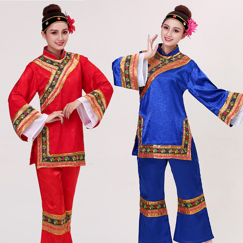 Matchmaker clothes, female old women, opera performance costumes, Northeast girls, big Yangko, pretty sunset costumes, square dance performances