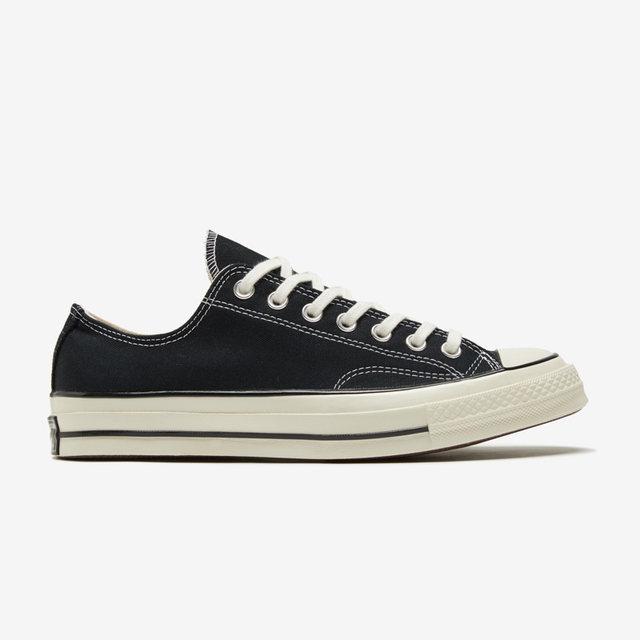 CONVERSE Converse official 1970S classic canvas men and women's shoes sports shoes black 162058C