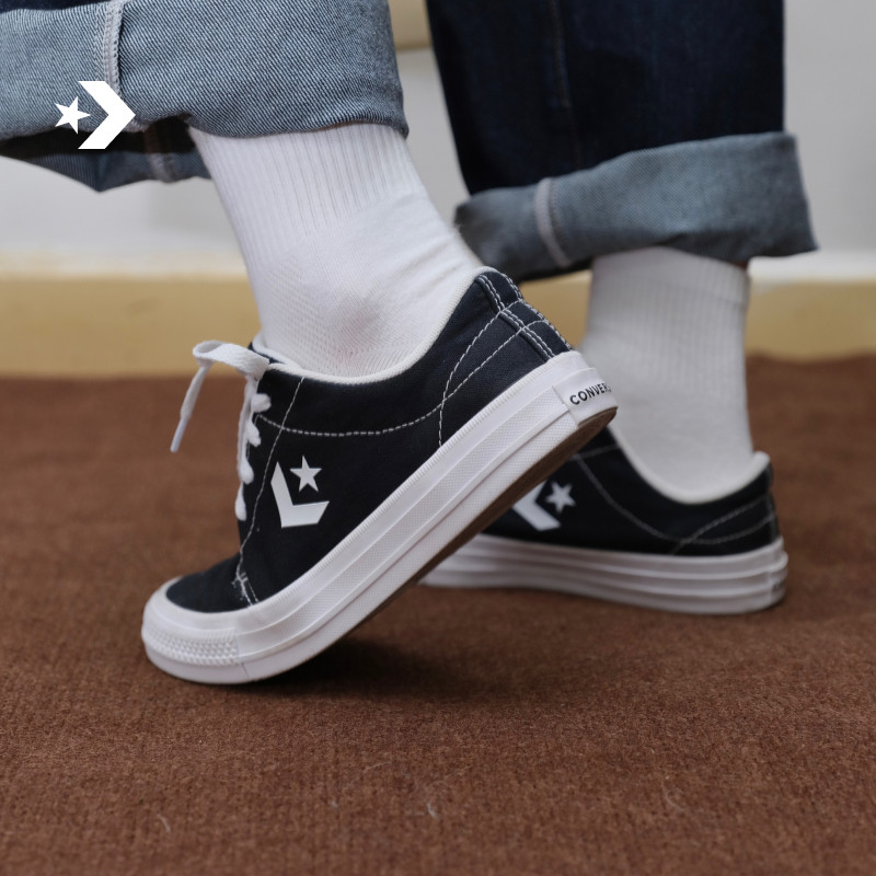 CONVERSE Converse official Day One Classic Классические мужские и женские повседневные кроссовки D1 A15625C Изображение 1
