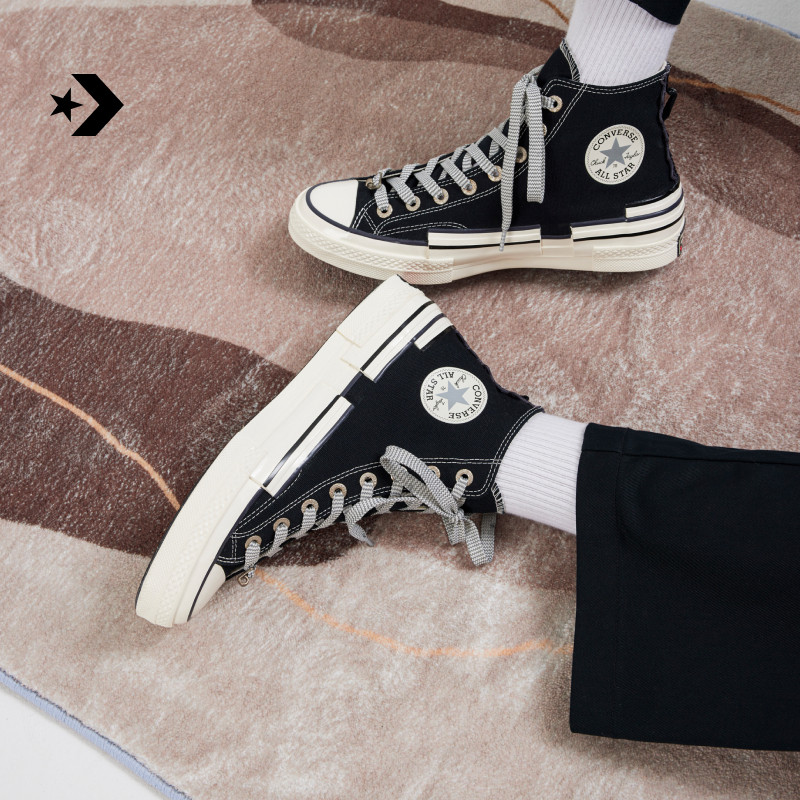 CONVERSE Converse Official Chuck 70 Hacked Heel Men and Women stacking Canvas Shoes A07982C-Taobao