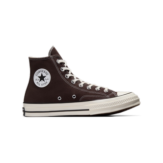 Converse converse offizielle 1970er-jahre-sport-high-top-leinwandschuhe im barn-stil in mokkabraun und kaffeefarbe a08137c