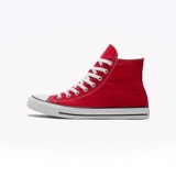 Converse, конверсы, летние классические красные высокие кеды подходит для мужчин и женщин