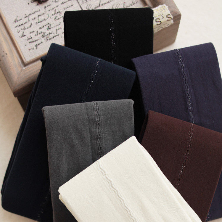 High - end quality original single super elastic velvet without reflective vertical side hollow sexy pantyhose stockings