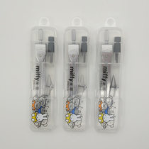  Chenguang FCS90803 Miffy all-metal compass drawing design Student compass Silver with pencil lead