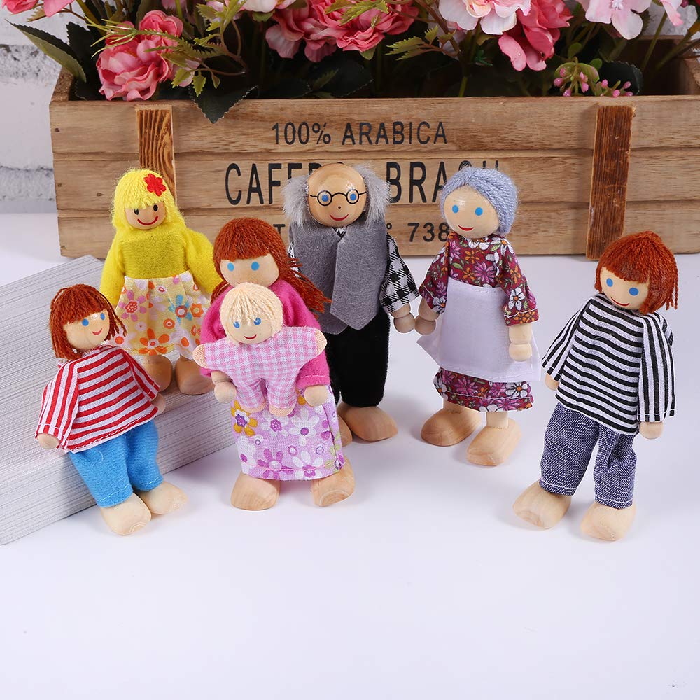 Manufacturer Direct Sale Home Occasional Wooden Cross Border Children Woova Toys Over Home Joint Dolls-Taobao