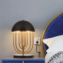 Postmodern table lamp-like inter-board bedroom headboard Creative Rotation Living room Book room Modern Nordic designer Table lamps