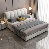 Technology cloth bed modern simple 1 8 meters Nordic light luxury double bed master bedroom 2021 new cloth bed disposable 1 5