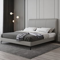 Technology cloth bed modern simple Nordic light luxury double bed master bedroom wedding bed 2021 new disposable nano cloth bed