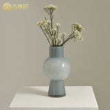 Ретро стеклянная ваза украшения гостиная цветочные композиции Ins Feng Shui и высококачественное чувство цветов и зеленых растений Моделирование легкие роскошные высокие высокие кладки
