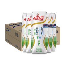 新西兰进口牛奶Anchor安佳脱脂牛奶早餐250ml*24盒纯牛奶整箱整箱