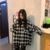 Áo sơ mi kẻ sọc thu đông sơ mi nữ tay dài nhẹ tay nấu chín kiểu Hồng Kông mang phong cách thiết kế retro của nhỏ 2019 mới - Áo sơ mi dài tay