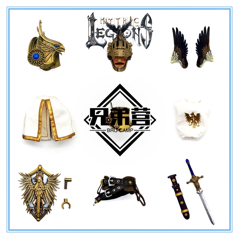 Four Knights Mythical Corps 7inch 1:12 Death God Po Heavenly Knight Male Soldier DIY Accessory Model