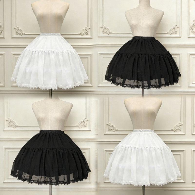 Floral Wedding Fishbone Corset Lolita 35cm 45cm Adjustable Summer Petticoat Floral Wedding Fishbone Corset Lolita 35cm 45cm Adjustable Summer Petticoat