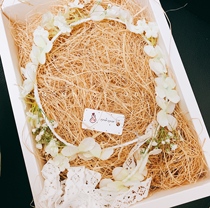 NIONIO STUDIO Handmade Flower Garland Kids Hair Accessories