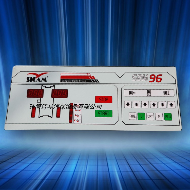 Balancing machine accessories SBM tire balancing machine control panel operation button plate button touch switch