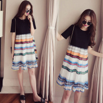 Maternity Dress Summer Skirt Fashion 2019 New Top Loose Maternity Dress Summer Dress Large Size 200 Jin