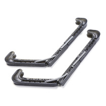 Black new speed skating short track speed skating special three sections soft rubber ice cutter sleeve speed sliding knife sleeve soft knife sleeve