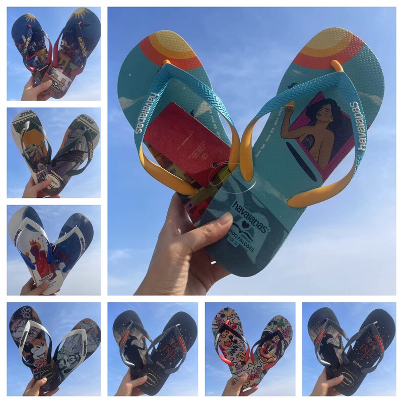Brazil Havana 2024 Havaianas New Authentic Men's and Women's Minions Flip-Flops Slippers