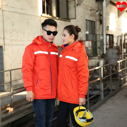 Длинный зимний пуховик для работы, коробочка для хранения, средней длины