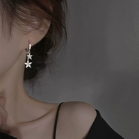 Серебряная игла, цирконий для влюбленных, серебро 925 пробы, в цветочек