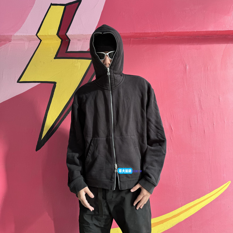 Jordan X Travis Scott Co-Branded Trendy Sweatshirt Hooded Zipper Jacket Dz5501-010 Jordan X Travis Scott Co-Branded Trendy Sweatshirt Hooded Zipper Jacket Dz5501-010