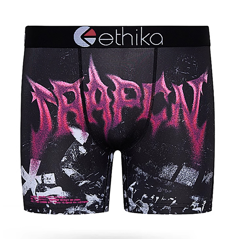 Ethika Short Trendy Trapcn Men's Underwear Sports High-Elastic Quick-Drying Anti-Chafing Boxer Shorts for Men