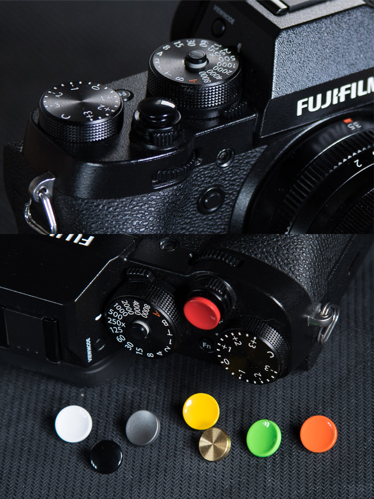 Bai Zhuo Sony Nikon nút camera chụp áp dụng Leica Fuji XPRO2 X100F T XE3 XT20 10 XT2 3 GS645s M5 M6 M7 M8 M9 FM2 RX1RII - Phụ kiện máy ảnh kỹ thuật số balo máy ảnh crumpler