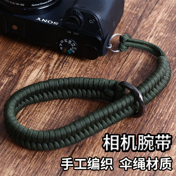카메라 팔찌 로프 손목 대역 미세한 슬러리 R5R6R8 R50 5D4 CANON M200 M6M50 SONY A6500A7M3 R5 A9 FUJI XT40 X100V LEICA Q M POLALOLOD